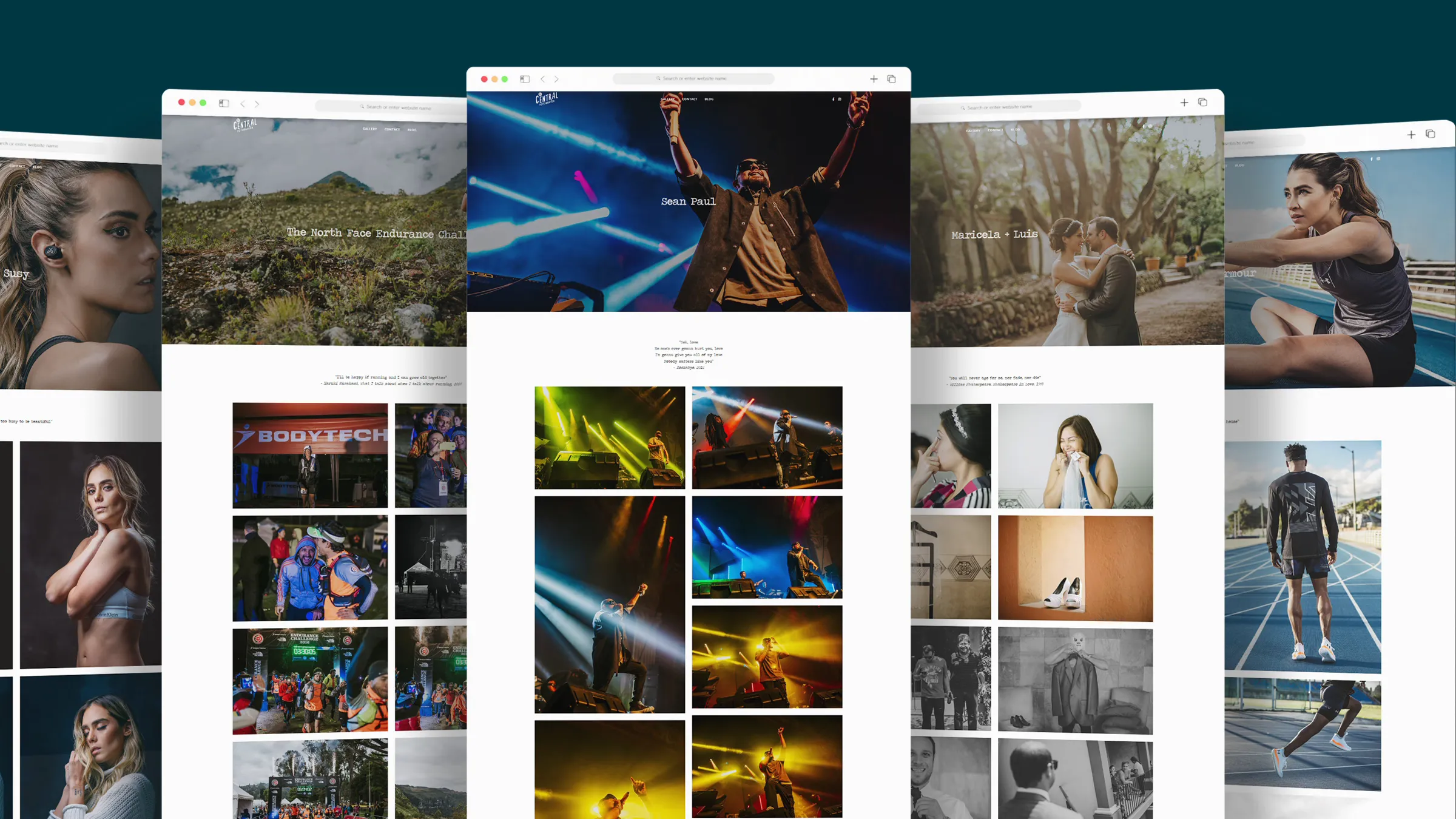 Image showing the video and images for the Colombia in Sudbury 2024 event with a yellow background